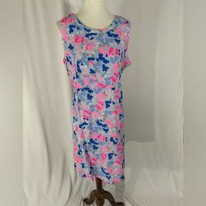 Joules Sleeveless Neon Color Dress